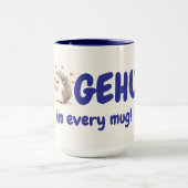 Egels! 15oz, Schattigee aangepaste Hedgehog Coffee Mok (Midden)