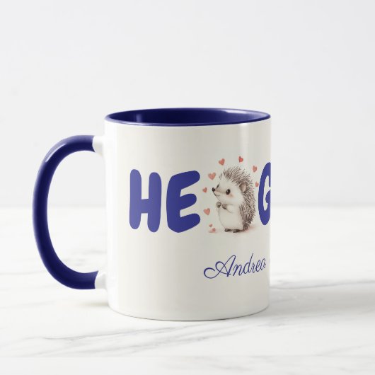 Egels! Aangepaste Hedgehog Coffee Mok, Tea Mok (Links)