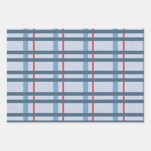 Egels en Plaid Inpakpapier Vel (Voorkant 2)