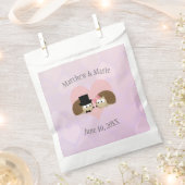 Egels in de liefde bedankzakje (Geknipt)