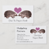 Egels in Love Romantic Matchmaking Dating Visitekaartje (Voorkant / Achterkant)