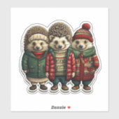 Egels in truien sticker (Vel)