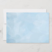 Egels met ballonnen - 1e verjaardag - Blauw Kaart (Achterkant)