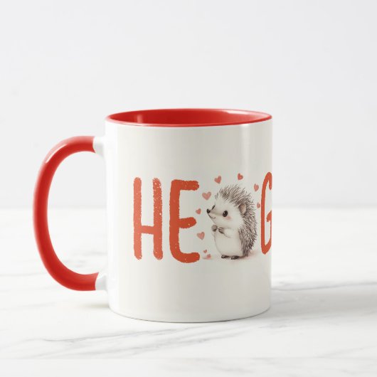 Egels! Schattigee Hedgehog Coffee Mok (Links)