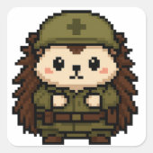 egels soldaat sticker blad (Voorkant)