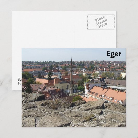 Eger Briefkaart (Voorkant / Achterkant)