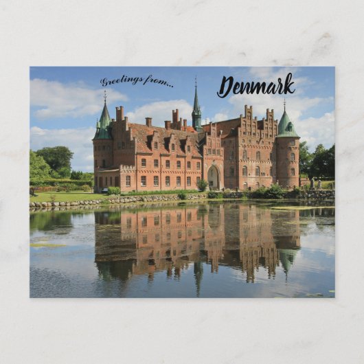 Egeskov Castle Egeskov Gade Kværndrup Denemarken Briefkaart (Voorkant)