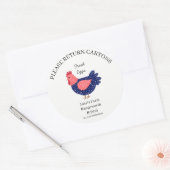 Egg Carton Label customize egg box free range (Envelop)