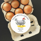Egg Carton Label customize egg box free range