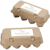 Egg Carton Label - Personalize for Farm or Coop