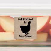 Egg Carton Stickers Coll-EGG-ted door JOUW NAAM (Aangebracht)