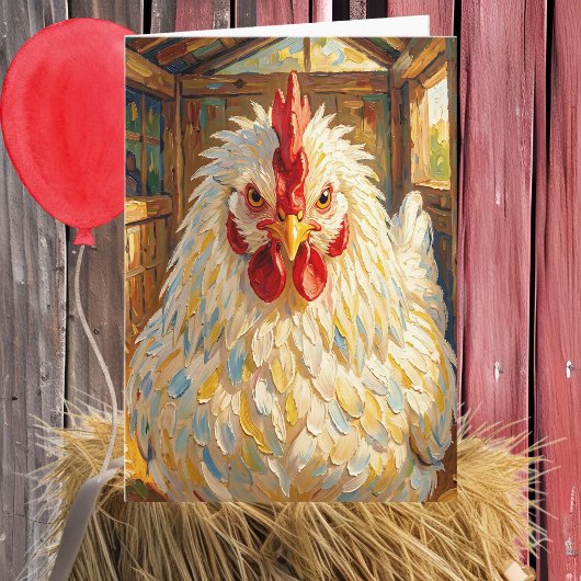 Egg-cellent Birthday | Funny Chicken Pun Kaart