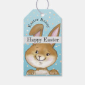 Egg-citeren Egg Hunt Kinder blauw Cadeaulabel (Voorkant)