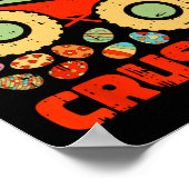 Egg Crusher Easter Monster Truck Funny Spring Boys Poster (Hoek)