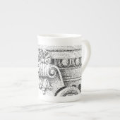 EGG & DART Bone China Mug (Devant droit)