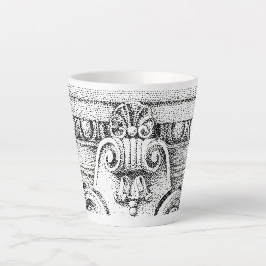 EGG & DART Latte Mug (Devant)