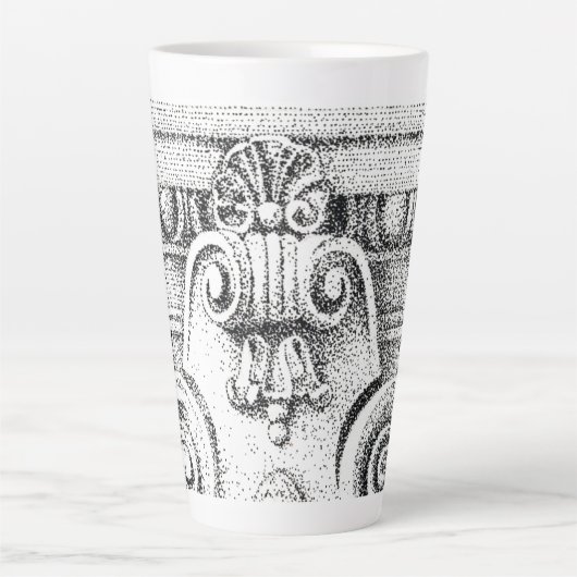 EGG & DART Tall Latte Mug (Devant)