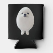 Egg Dog Meme Dubbelzijdig Zwart Blikjeskoeler (Voorkant)