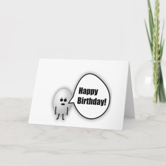 Egg Happy Birthday Card Kaart