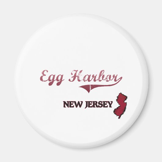Egg Harbor New Jersey City Classic Magneet (Voorkant)