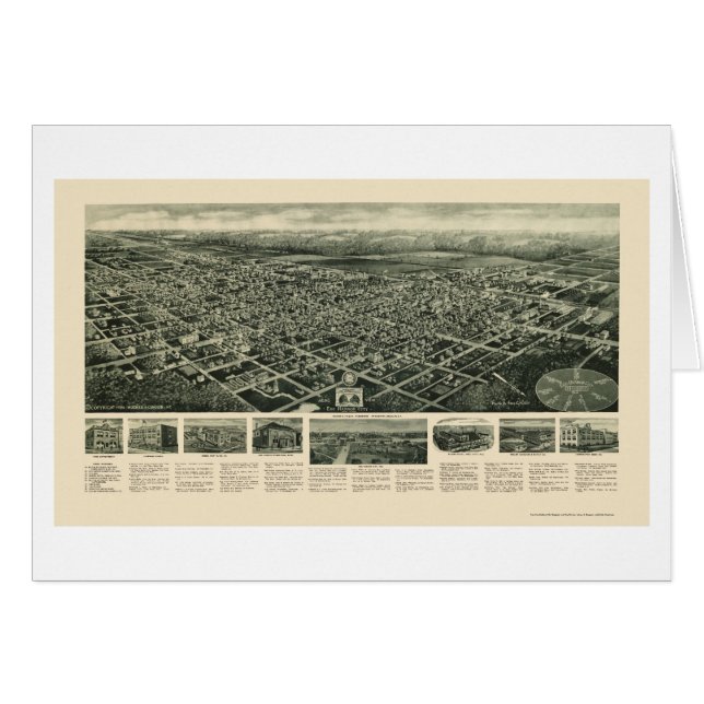 Egg Harbour City, NJ Panoramic Map - 1924 (Voorkant Horizontaal)
