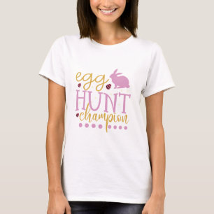 Egg Hunt Champion, cool en modern T-shirt