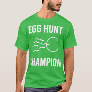Egg Hunt Champion Funny Dad Paaszwangerschap T-shirt