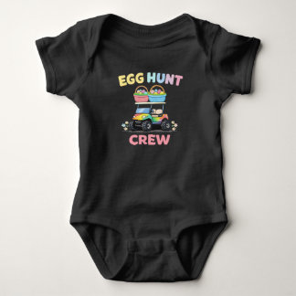 Egg Hunt Crew Kids Easter Holiday Romper