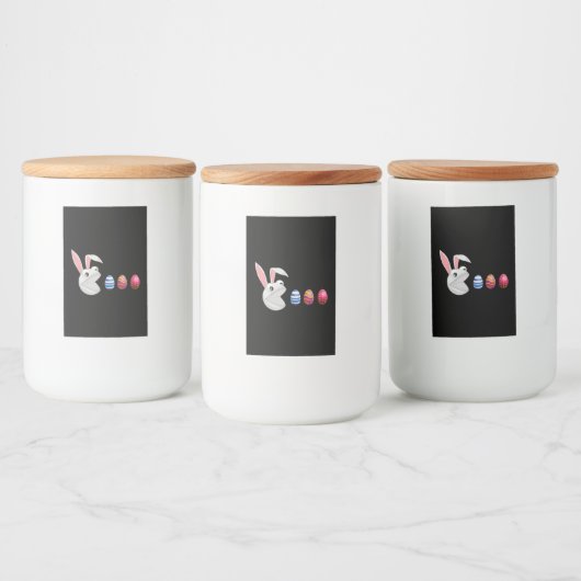 Egg Hunt Easter Bunny Voedselcontainer Etiket (Flessen)