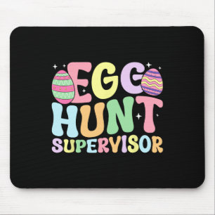Egg Hunt Supervisor Retro Egg Hunting Party Mom Da Muismat