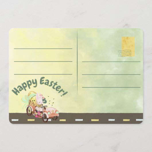 Egg Hunt Uitnodiging (Achterkant)