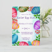 Egg Hunt Uitnodiging – Leuk & Feestelijk Pasen (Staand voorkant)