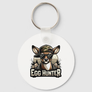 Egg Hunter Deer Buck Backward Pet Deer Hunting Eas Sleutelhanger
