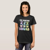 Egg Hunting Squad  Easter Bunnies Egg Hunt T-shirt (Voorkant volledig)