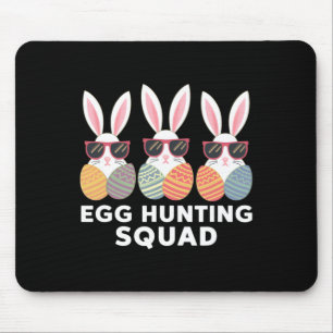 Egg Hunting Squad Jongens Meisjes Pasen Familie Muismat