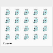 Egg-loo Funny Egg Pun Ronde Sticker (Vel)