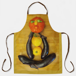 Egg Planti Planti All-Over Print Schort