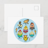 Egg Puns Briefkaart (Voorkant / Achterkant)