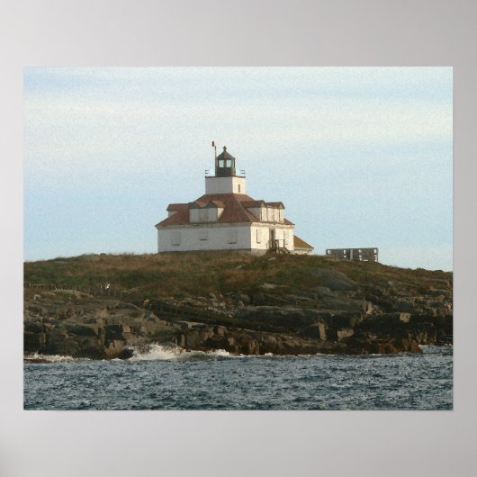 Egg Rock Lighthouse Poster (Voorkant)