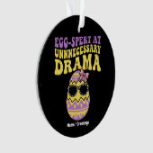 Egg-spert At Unnecessary Drama Funny Retro Easter  (devant)