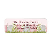 Egg-stra Sweet  Easter Retouradres Etiket (Voorkant)