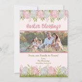 Egg-stra Sweet  Paasfoto Feestdagenkaart (Voorkant)