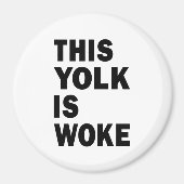 Egg Trending Funny Humor Deze dooier is wakker Magneet (Voorkant)