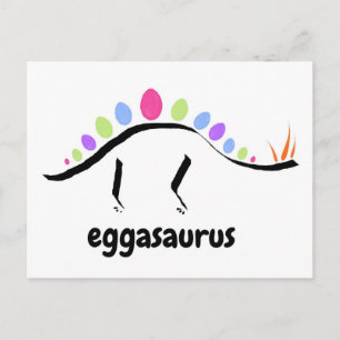 Eggasaurus-Briefkaart Briefkaart