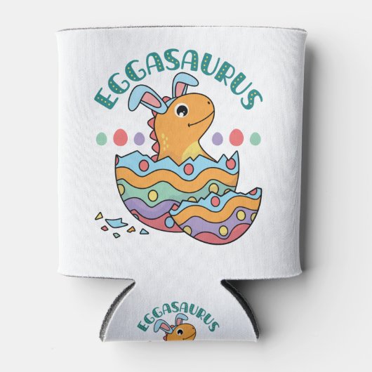 Eggasaurus Easter Dinosaur Egg Blikjeskoeler (Voorkant)