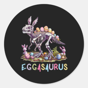 Eggasaurus Pasgebergte Stegosaurus Dinosaur Boys K Ronde Sticker