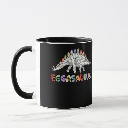 Eggasaurus Stegosaurus Egg Dinosaur Happy Pasen Mok (Links)