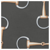 Eggbutt Snaffle Bit Equestrian (op grote schaal) Stof (Close Up)