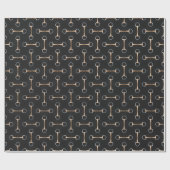 Eggbutt Snaffle Bits Equestrian (op grote schaal) Cadeaupapier (Vlak)