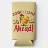Eggcellent Day Ahead Funny Chicken Boerderij (Achterkant)